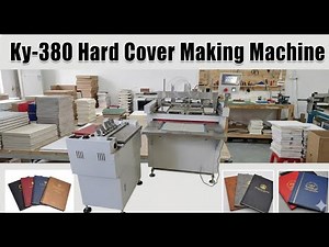 Ky-380 Automatic Hard Cover Making Machine | Book Case & Calendar Maker with Auto Board Feeding