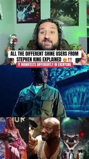 all the different shine users explained #theshining #itwelcometoderry #carrie #stephenking #it
