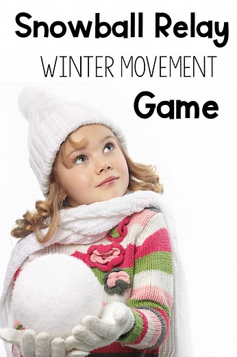 Snowball Relay - Winter Movement Game