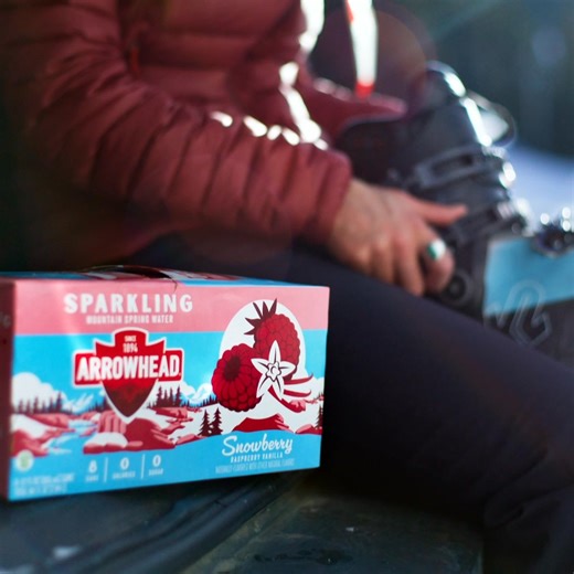 Try NEW Arrowhead Sparkling Mountain Spring Water with flavors like Mango Dragon Fruit and Lime Prickly Pear. | Arrowhead Mountain Spring Water