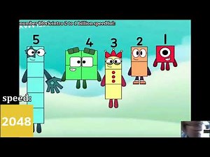 numberblocks intro 2 to 1 billion speed