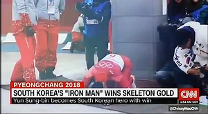 SOUTH KOREA'S IRON MAN WINS SKELETON GOLD