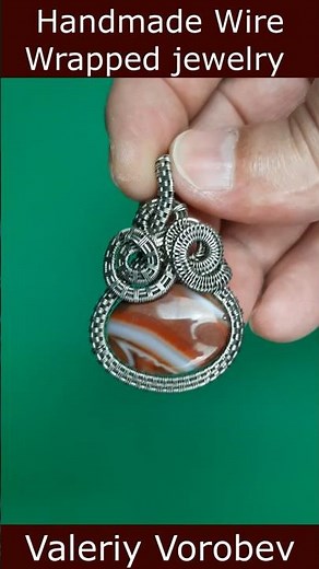 Handmade wire jewelry Valeriy Vorobev - wire wrapped jewelry step by step tutorials for beginners