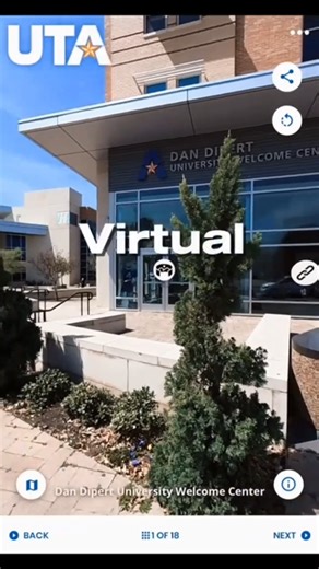 Explore Maverick Country without leaving your couch! Take a virtual tour and see what UTA has to offer. 💙 www.uta.edu/admissions/visit/virtual-tour | UTA Admissions