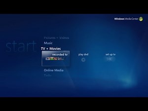 Windows Vista's Windows Media Center