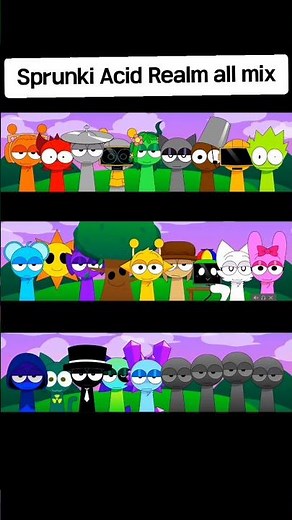 SPRUNKI ACID REALM ALL MIX (PYRAMIXED)