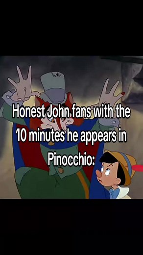 Honest John en Pinocchio: 10 minutos memorables