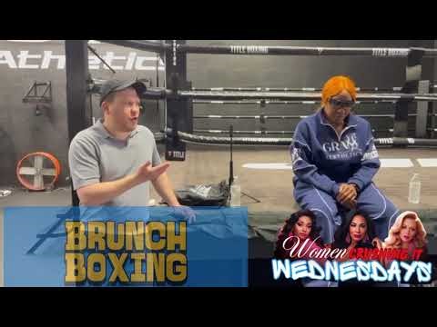 Franchon Crews-Dezurn Exclusive Brunch Boxing Interview w/ Nayka from Women Crushing it Wednesdays