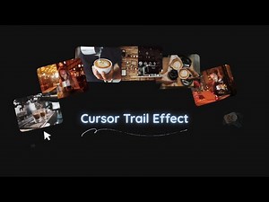 GSAP Cursor Animation with Image Trail Effect | HTML CSS JavaScript #gsap