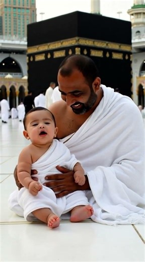 The Purest Voice at the Holy Kaaba ❤️🕋 #shorts #islamicshorts #makkahlife #babyviral #islam