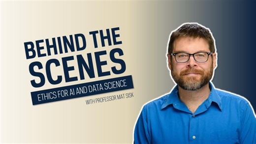 Matthew Sisk on Data Science Impact and Ethics | Lucy Family Institute for Data Society posted on the topic | LinkedIn