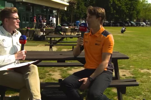 “what were your A-levels” oscar : “math, physics, and computer science so yeah i was most likely going to be an engineer if i wasn’t a driver” 😎