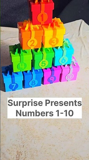 Numbers 1-10 Activity| Surprise Presents| Count to 10