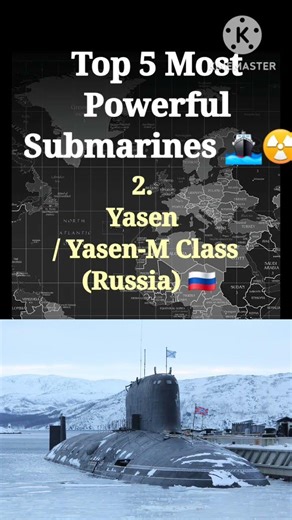 Top 5 Most Powerful Submarines 🚢☢️#Submarine #Military #Navy