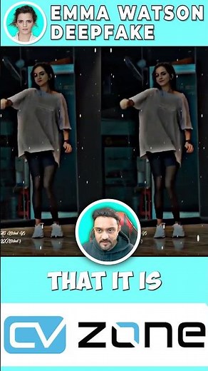 Emma Watson Deepfake Demo