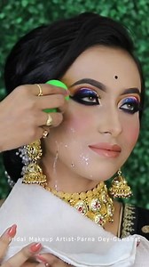 3rd look of our ONLINE MAKEUP CLASS Waterproof makeup ------------------------------------------------------------ 2 Months Basic to Advance Makeup and Hairstyle Class will be starting from July ------------------------------------------------------------ 10 days Bridal Master Class will be starting from 7th September ------------------------------------------------------------ Few new techniques added in our syllabus 👉 Waterproof Makeup (In Brazilian technique) 👉 Glossy look Technique 👉 Matt