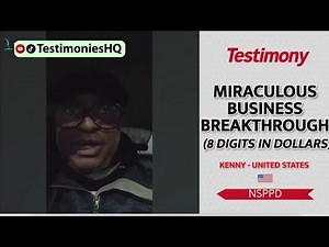 8 figure in dollars financial breakthrough testimony