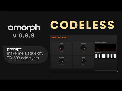 Prompt Custom Audio Plugins [Amorph v0.9.9 - Walkthrough]