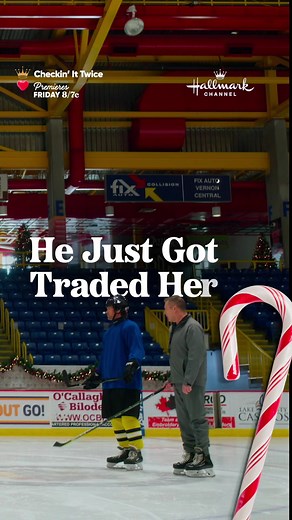 Hockey Romance in Checkin’ It Twice on Hallmark Channel