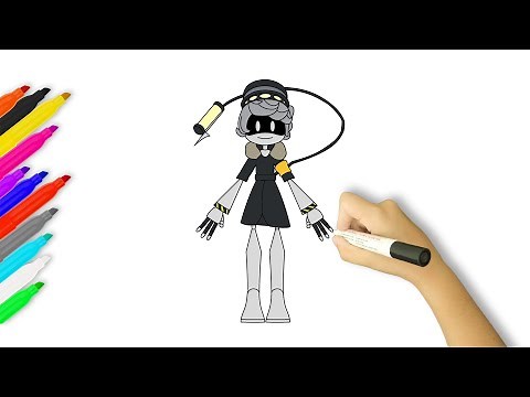 How to Draw Serial Designation N | Murder Drones