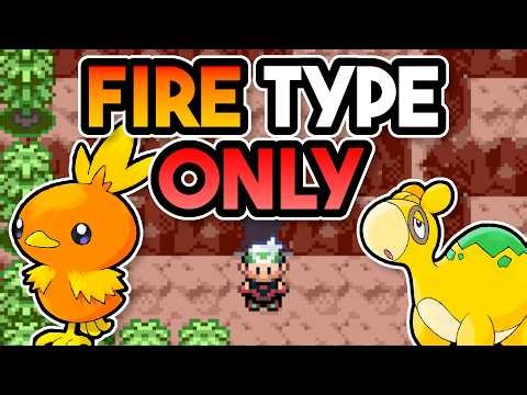 Can I Beat Pokemon Emerald with ONLY Fire Type Pokemon?