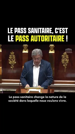 Retrouvez l'intervention complète de Jean-Luc #Mélenchon contre le #PassSanitaire sur sa chaîne Youtube.