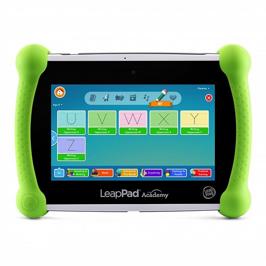 LeapFrog LeapPad Academy Learning Tablet - Green Plastic, Silicone with Accessories, Age Group 3-8 Years Old - Walmart.com