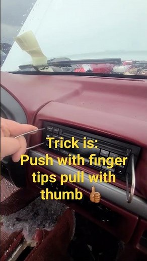 Junkyard Ford OBS stereo removal f150 f250 f350 #ford #obs #junkyard #diy #automobile