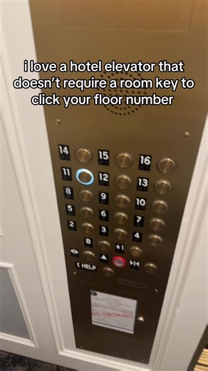 bring back keyless hotel elevators #hotels #elevator #chicago #2026predictions