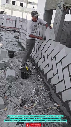 AAC-Block-Maurerkelle: Präzise Installation von Leichtbauwänden