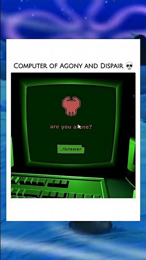 Computer of Agony and Despair 💀#meme #memes #gaming #horror #horrorgaming #funny #funnyvideos