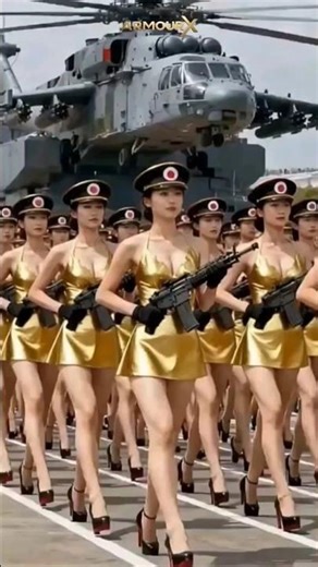 "Golden Army Parade — The Most Stunning March Ever! ✨🔥" #militaryparade #globalparade