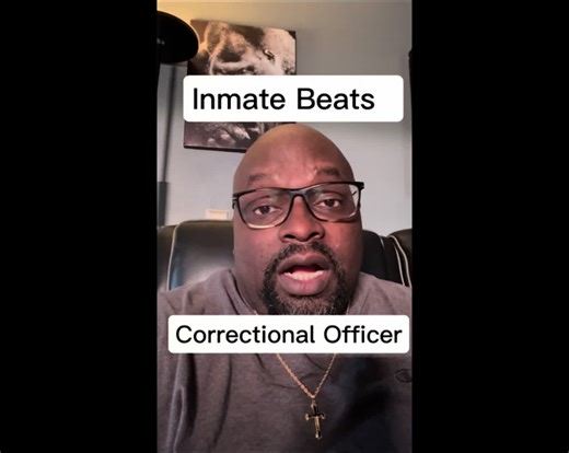 Correctional Officer is on the bad end of an exchange with an inmate. #correctionalofficer #prison #prisonstory #useofforce