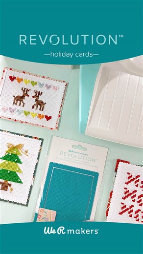 We R Makers on Instagram: "Clean lines, clever details, and so much holiday charm ✨🎄⁠ These beautifully stitched card fronts by Yui Oku (@09yui215) show just how magical handmade cards can be when thoughtful design meets the right tools.⁠ ⁠ Created using the We R Makers Revolution Portable Die Cutting & Embossing Machine and the Revolution Card Front Stitch Grid Dies, this reel is full of inspiration for simple-yet-impactful holiday cards your friends and family will treasure.⁠ ⁠ #WeRMakers #Ha
