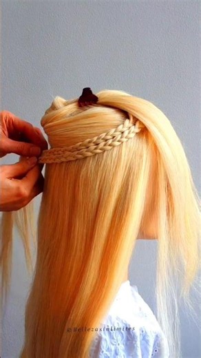 Peinados para pelo largo fáciles #newhairstyle #braids #diyhairstyle #shortsindia
