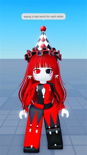 saying a bad word for each letter 😭 #roblox #robloxedit