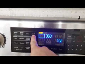 Samsung Oven On/Off Tutorial