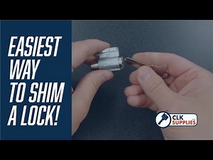 Lock Shim Tool- The easier and faster way to shim a lock!