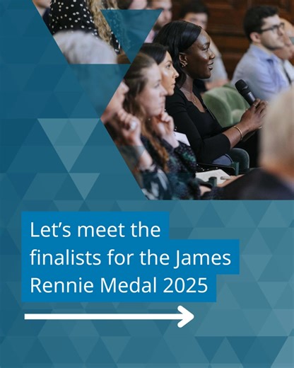 Do you want to support up and coming civil engineers or gain insight to help you prepare for your Professional Review? Well, register today to attend the James Rennie Medal finals! Our three finalists this year are Carys O'Shea, James Wallis, and Emma McGregor. When 24 March at 18:00 - 21:40 GMT. Where One Great George Street. Click the link in comments learn more. | Institution of Civil Engineers | Facebook