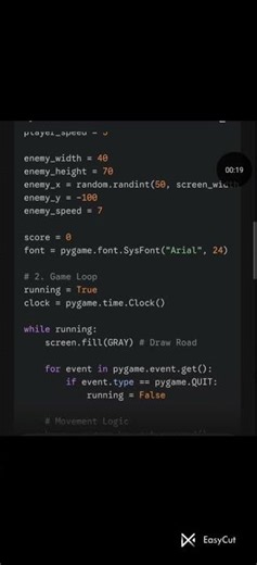 To make a car racing game code🚘🏎