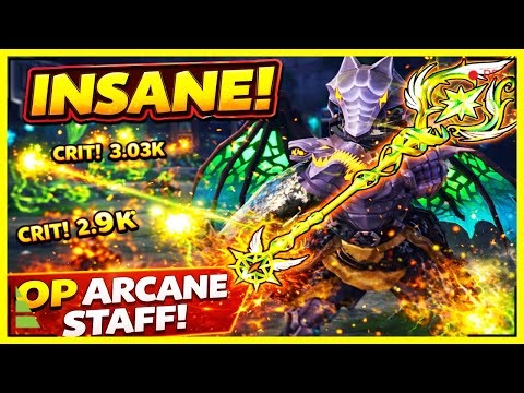 ARCANE STAFF Is the MOST OP Weapon in Dungeon Hunters (Roblox)