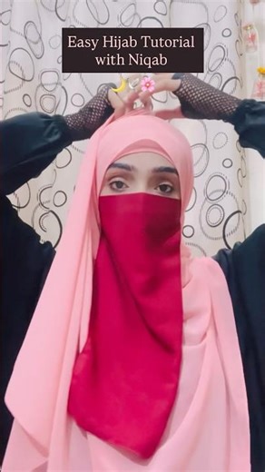 Easy Hijab Tutorial | Hijab with nose niqab Tutorial | Niqabi Hijab Style | #modeststyle