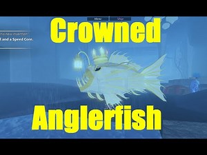 How to get SECRET "CROWNED ANGLERFISH" in Fisch! (Abyssal Zenith Location) Roblox
