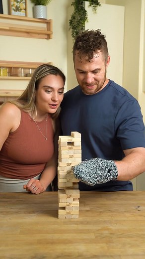 66K views · 20 shares | Jenga With Gloves?! The Ultimate Dexterity Test! | Hasbro Games Play | Facebook