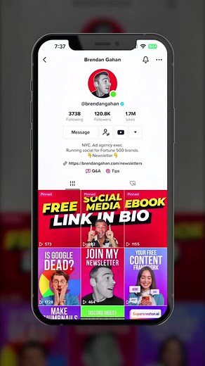 TikTok thumbnails are a great way to make your account standout But what’s even cooler? If you look at my tiktok account you’ll notice my thumbnails are pinned together at the top of my profile to make this awesome banner It’s a great way to really highlight a call to action and is shockingly easy So, In this video, I’m going to breakdown how to make your own in 5 easy steps CREATE YOUR BANNER (TEXT) First up you’re going to want to design the banner The one holistic image that is going to be cu