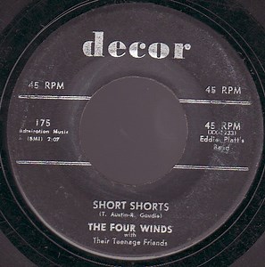 The Four Winds - Short Shorts / Five Minutes More