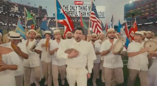 New York Magazine on Instagram: "During his historic performance at the Super Bowl LX, @badbunnypr shouts out all the countries in America."