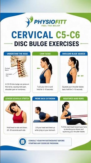 Cervical C5-C6 Disc Bulge? Do These Exercises!