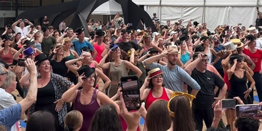 Video: A CHORUS LINE Celebrates 50 Years With A Cast Flash Mob in NYC