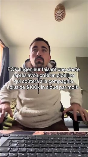 Le pipeline sera rentabilisé après mon départ, promis #developpeur #techtok #cloud #ingenieur #data